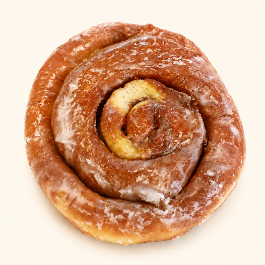 Baked cinnamon roll